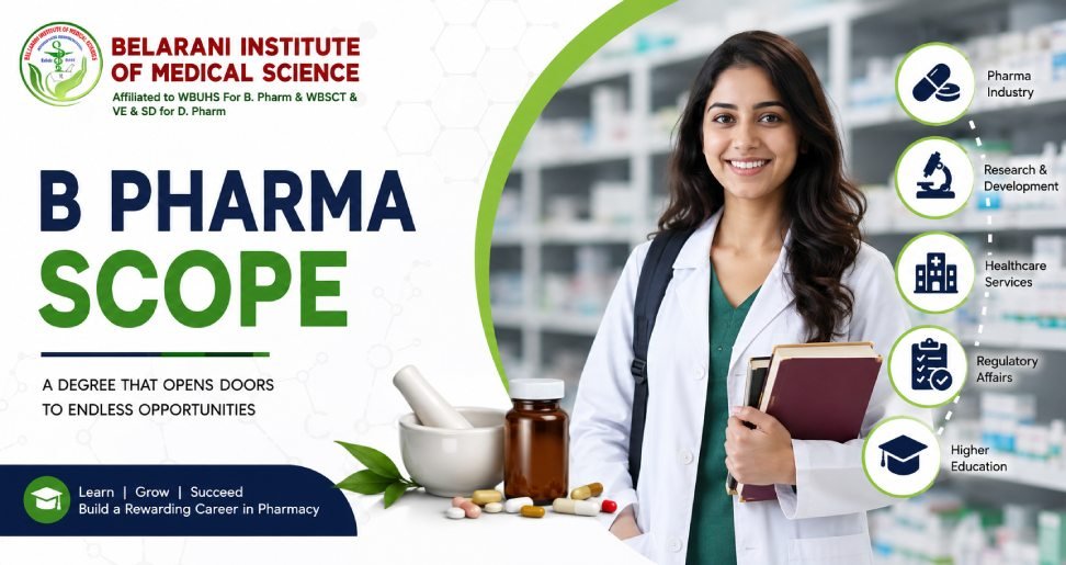 You are currently viewing B Pharma Scope: Career Opportunities, Higher Studies, and Future Growth in India