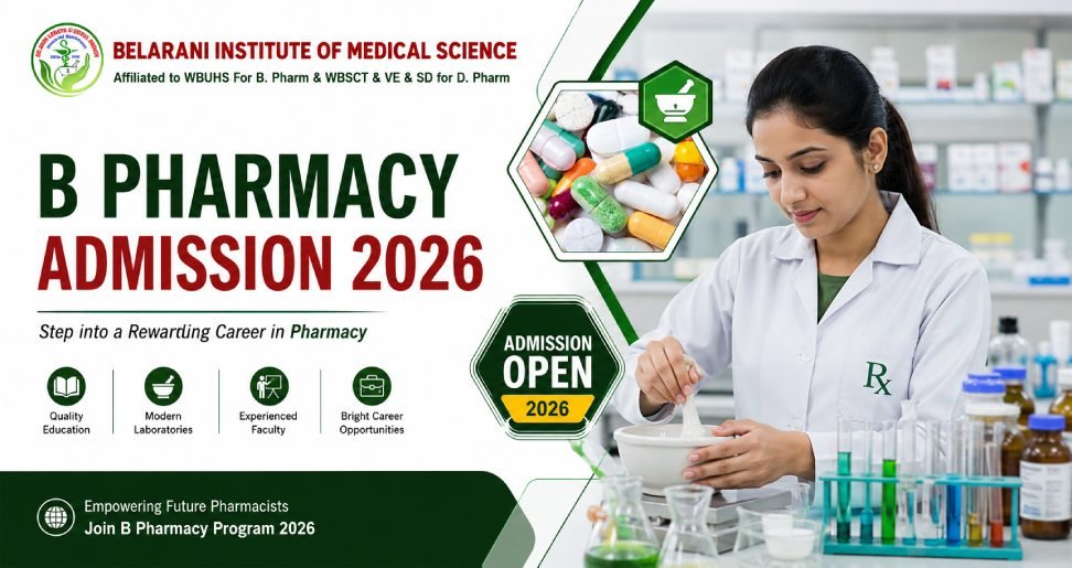 You are currently viewing B Pharmacy Admission 2026: Eligibility, Admission Process, Career Scope & Why Choosing the Right Institute Matters