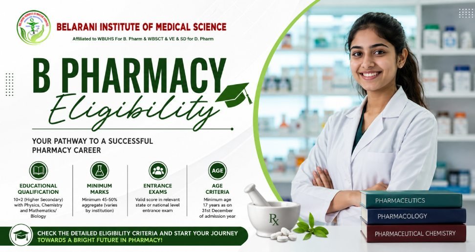 You are currently viewing B Pharmacy Eligibility: Complete Admission Guide for Aspiring Pharmacy Students