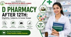 Read more about the article D Pharmacy After 12th: Eligibility, Subjects, & Career Scope