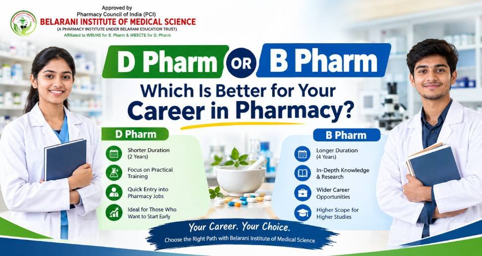 D Pharm or B Pharm: Which Is Better for Your Career in Pharmacy?